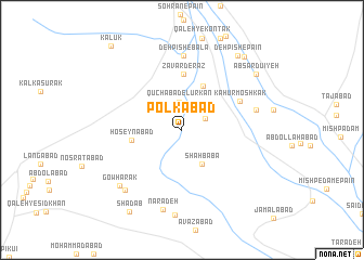 map of Polkābād