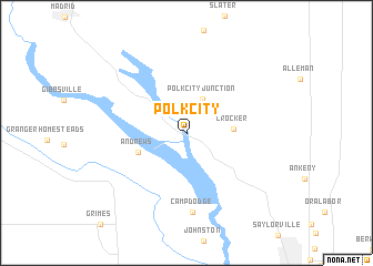 map of Polk City