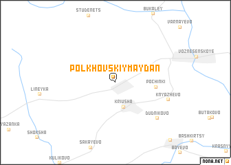 map of Polkhovskiy Maydan