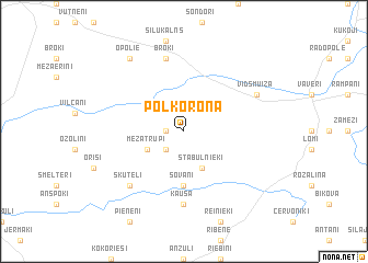 map of Polkorona