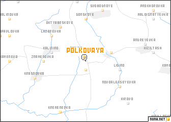 map of Polkovaya