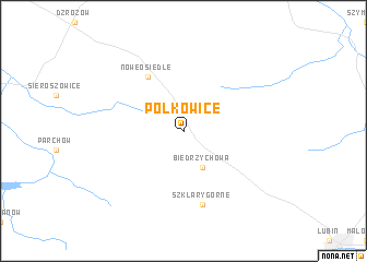 map of Polkowice