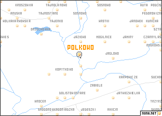map of Polkowo