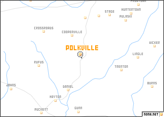 map of Polkville