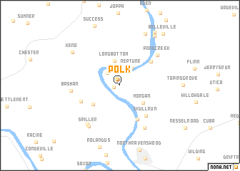 map of Polk