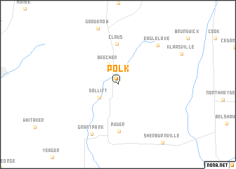 map of Polk