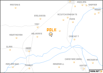 map of Polk