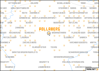 map of Pöllaberg