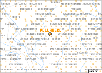 map of Pöllaberg