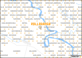 map of Pollādānga