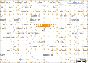 map of Pöllauberg