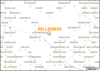 map of Pöllauberg