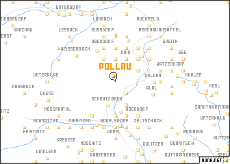 map of Pöllau