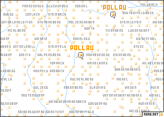 map of Pöllau