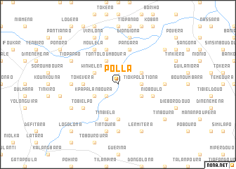 map of Polla