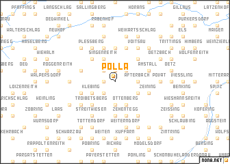 map of Pölla