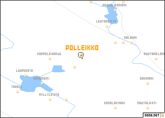 map of Pölleikkö