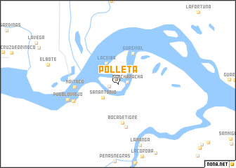 map of Polleta