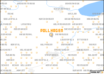 map of Pollhagen