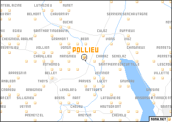 map of Pollieu