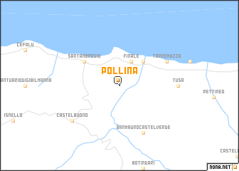 map of Pollina