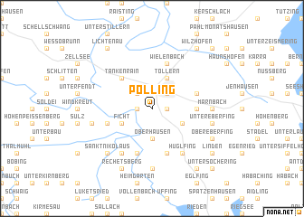map of Polling