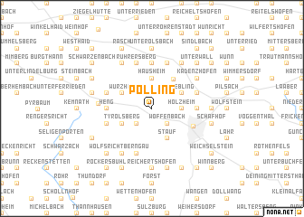 map of Pölling