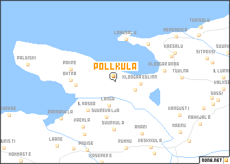 map of Põllküla