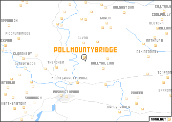map of Pollmounty Bridge