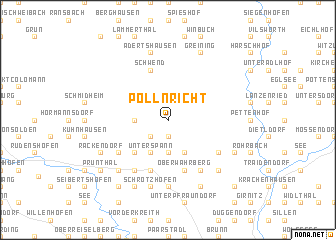 map of Pöllnricht