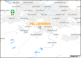 map of Pollokshaws