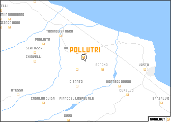 map of Pollutri