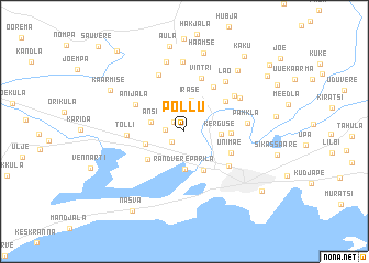 map of Põllu