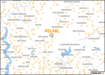 map of Pŏlmal