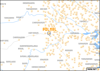 map of Pŏl-mal