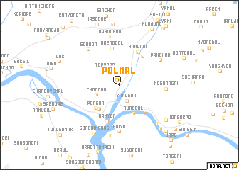 map of Pŏl-mal