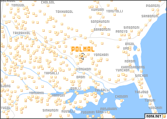 map of Pŏl-mal