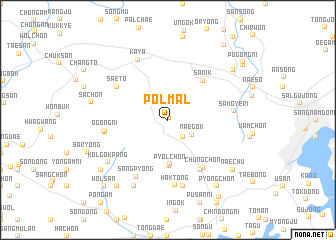 map of Pŏlmal