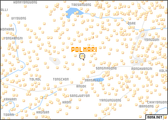 map of Pŏlma-ri