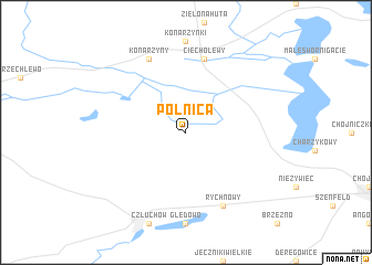 map of Polnica