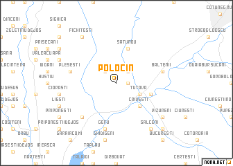 map of Polocin