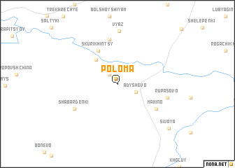 map of Poloma