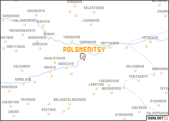 map of Polomenitsy