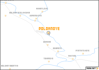 map of Polomnoye