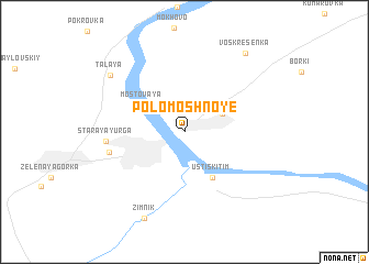 map of Polomoshnoye