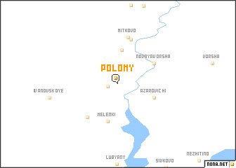 map of Polomy