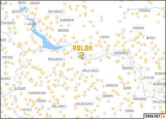 map of Polom