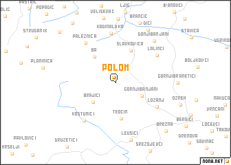 map of Polom