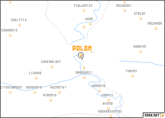 map of Polom