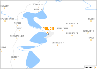 map of Polom